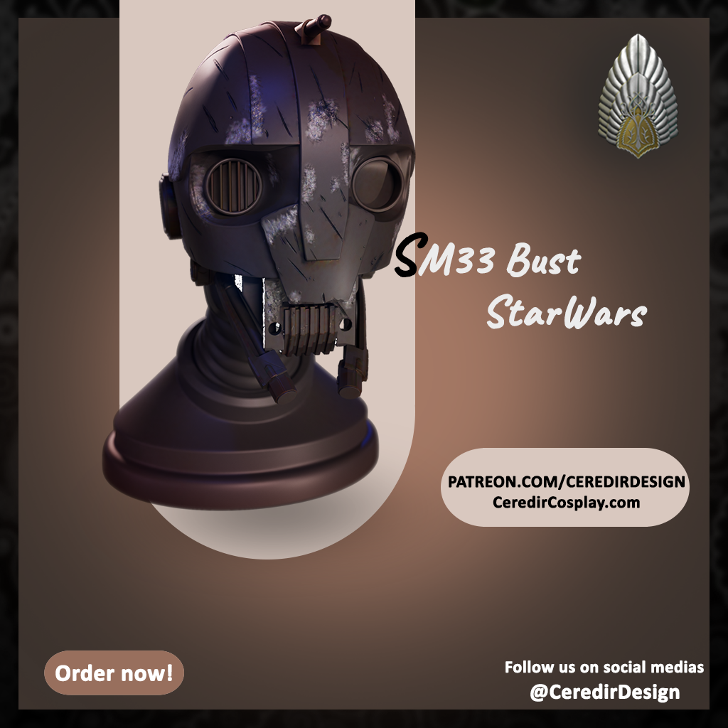 SM-33 Bust Skeleton Crew Star wars 3D DIGITAL DOWNLOAD